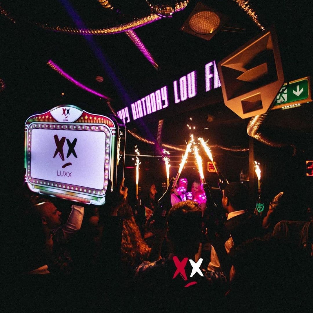 Luxx Club London Table Prices