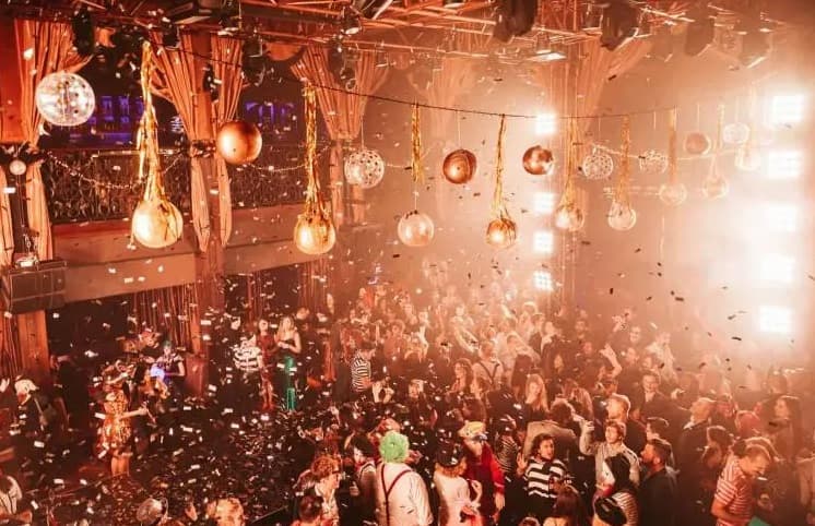 London nightclub interior